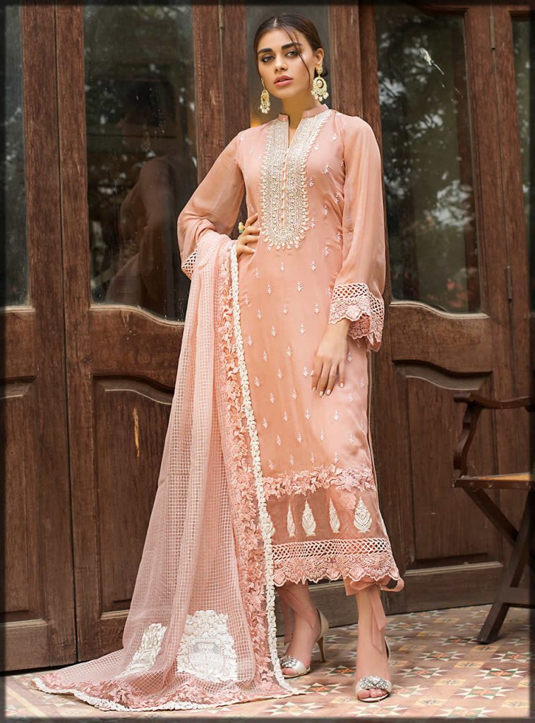 designer chiffon suits