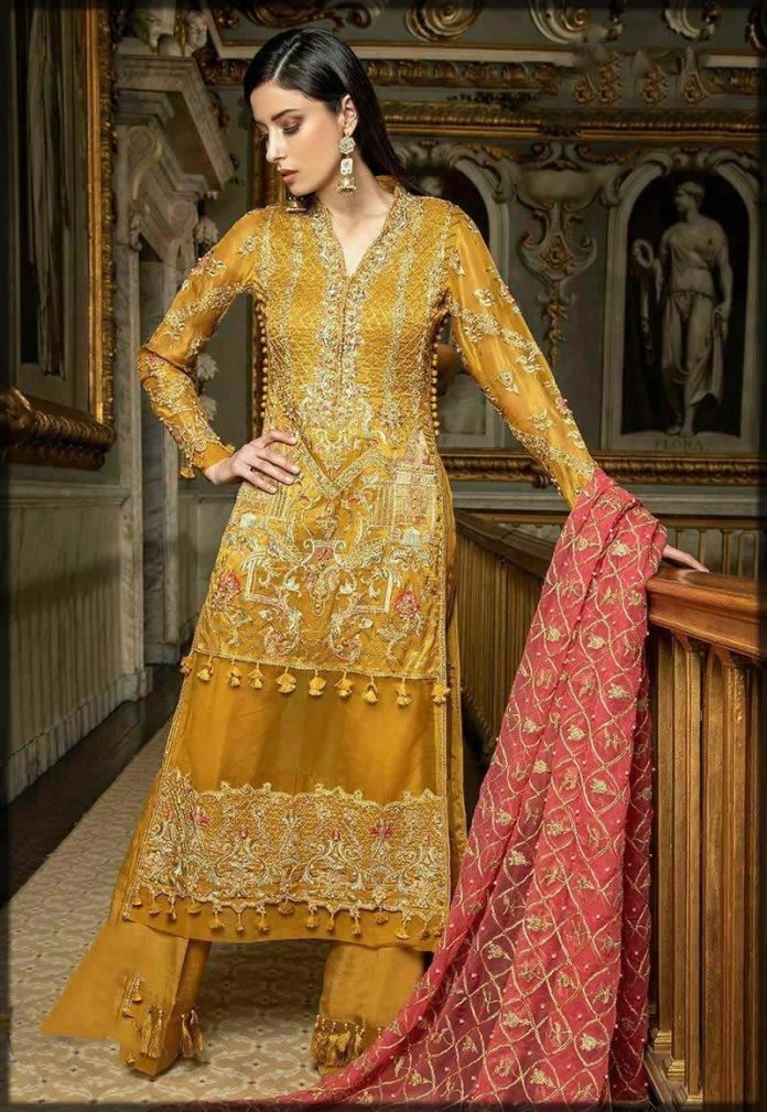 designer chiffon suits