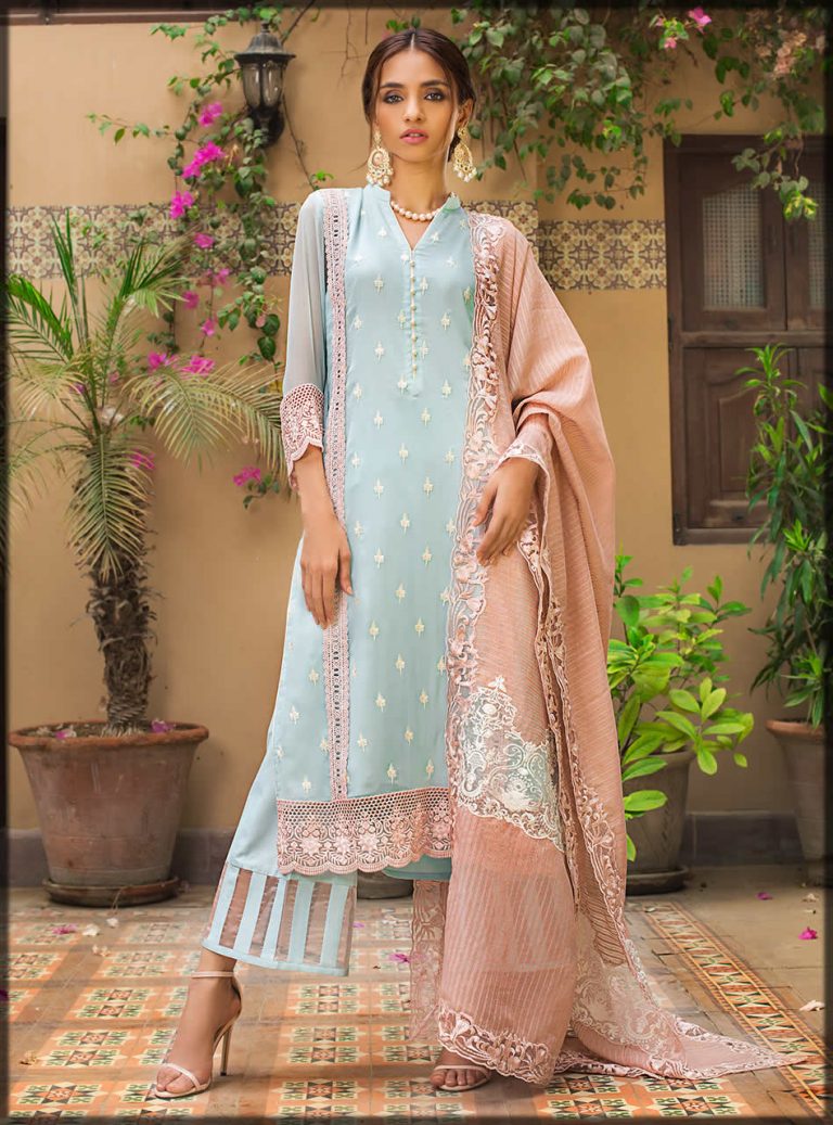 designer chiffon suits