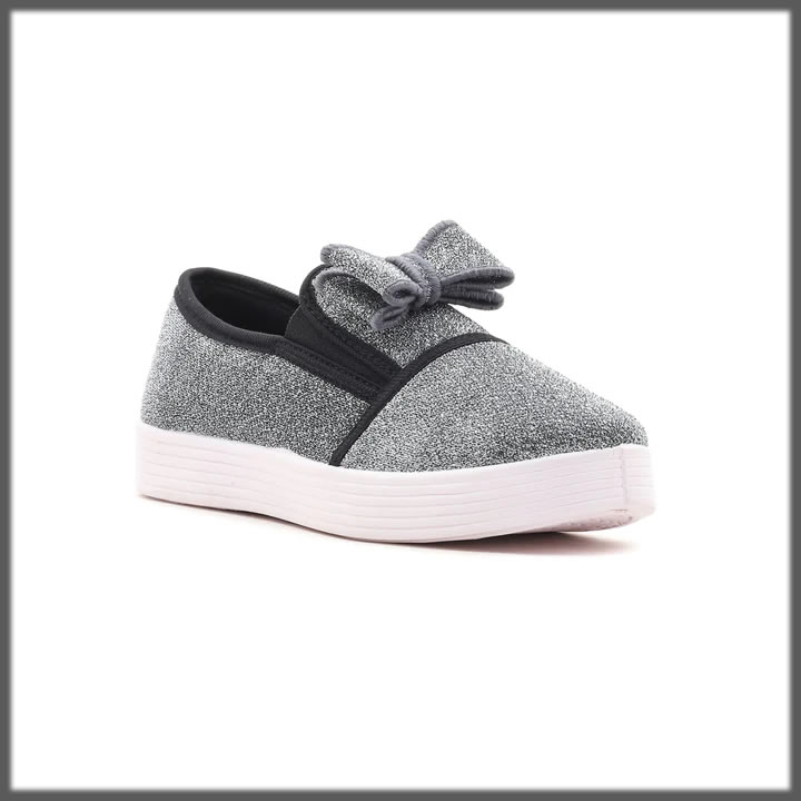 grey casual slip on for women