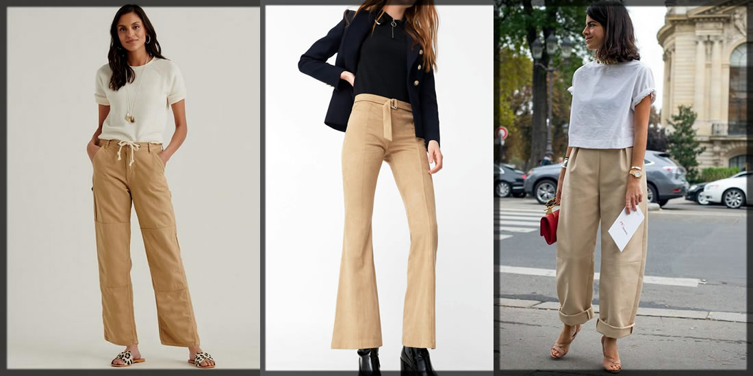 Yellow Womens Trousers Slacks and Chinos Nanushka Trousers Nanushka Other Materials Pants in Beige - Save 44% Slacks and Chinos 