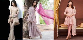 Pakistani Peplum Style Dresses for Girls in 2023 with Latest Collection
