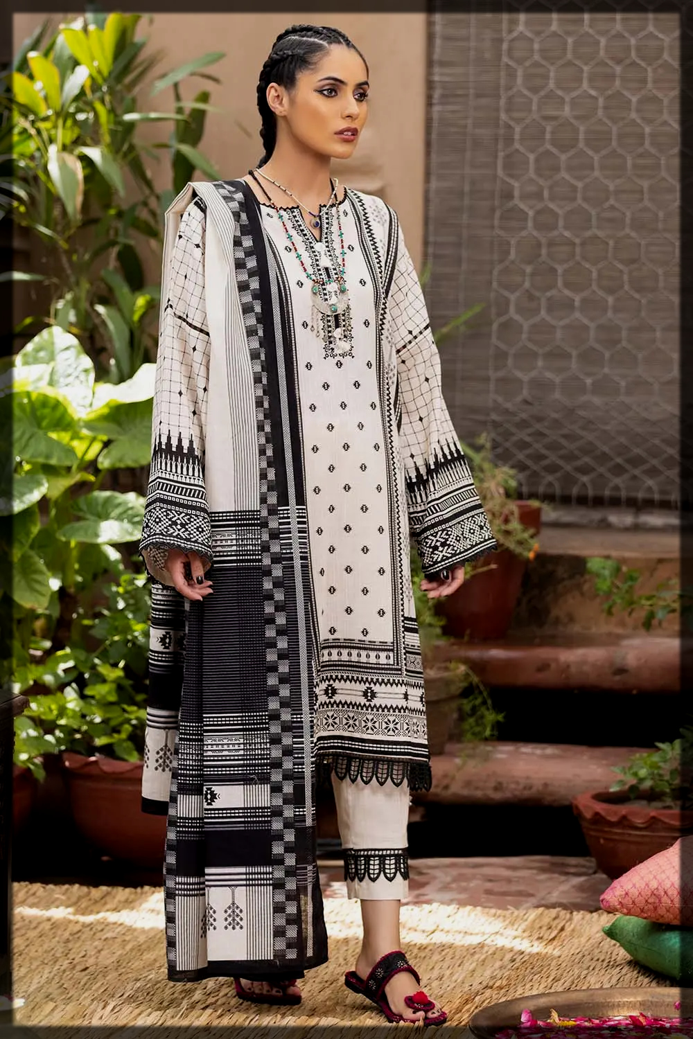 digittal printed gul ahmed winter collection