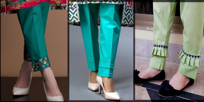 Stylish Trouser Poncha Designs for ladies