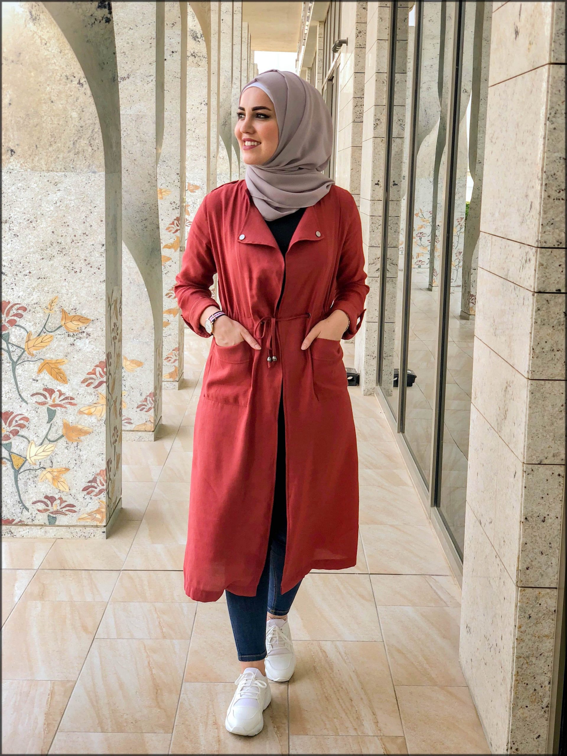 hijab coat style