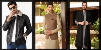 winter dresses for Pakistani men