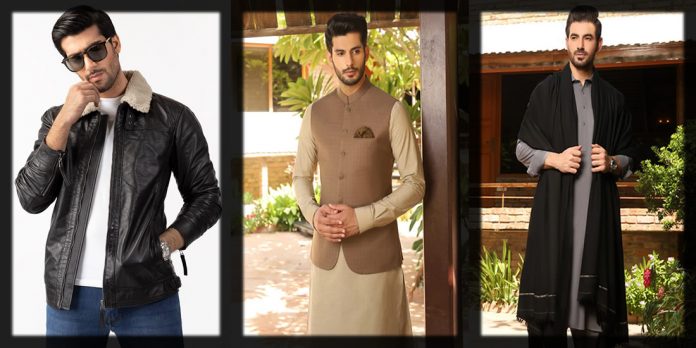 winter dresses for Pakistani men