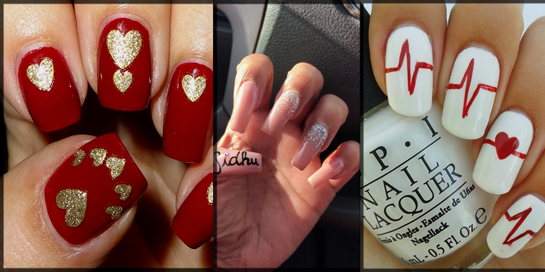 26 Cute Valentine's Day Nail Art Designs | Hot Manicure Ideas for V-Day