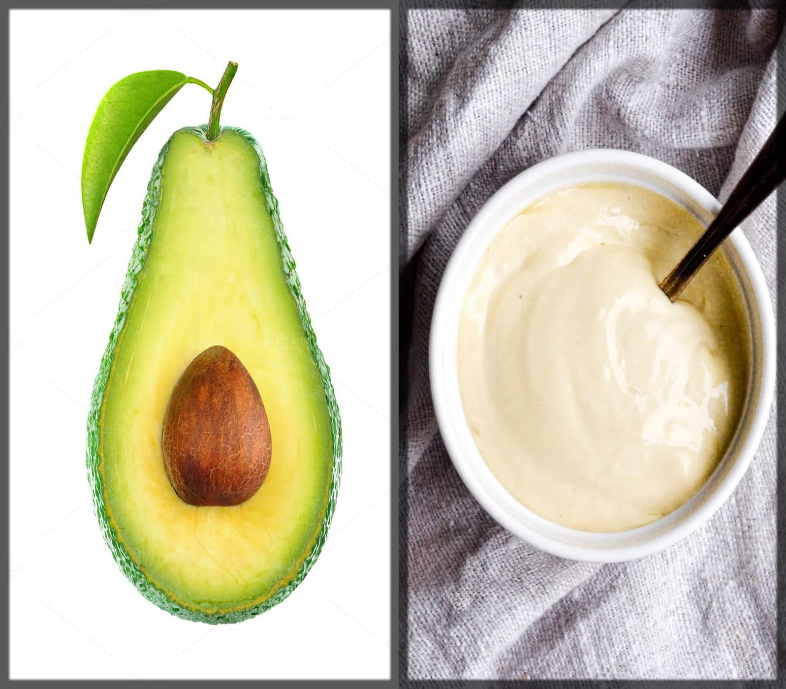 Mayonnaise And Avocado Mask