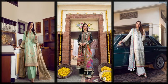 Fahad Hussayn Signature Lawn Collection