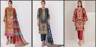 Latest and Beautiful Alkaram Eid Collection for women