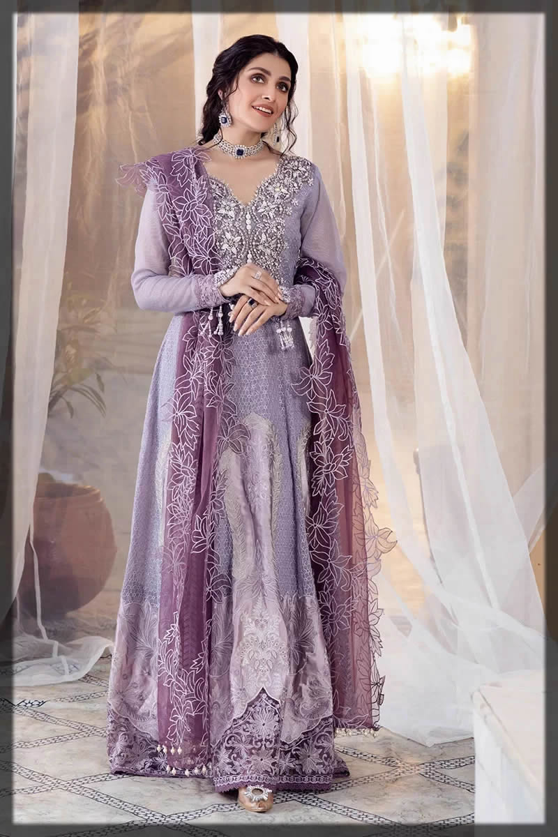 Mushq eid purple dress