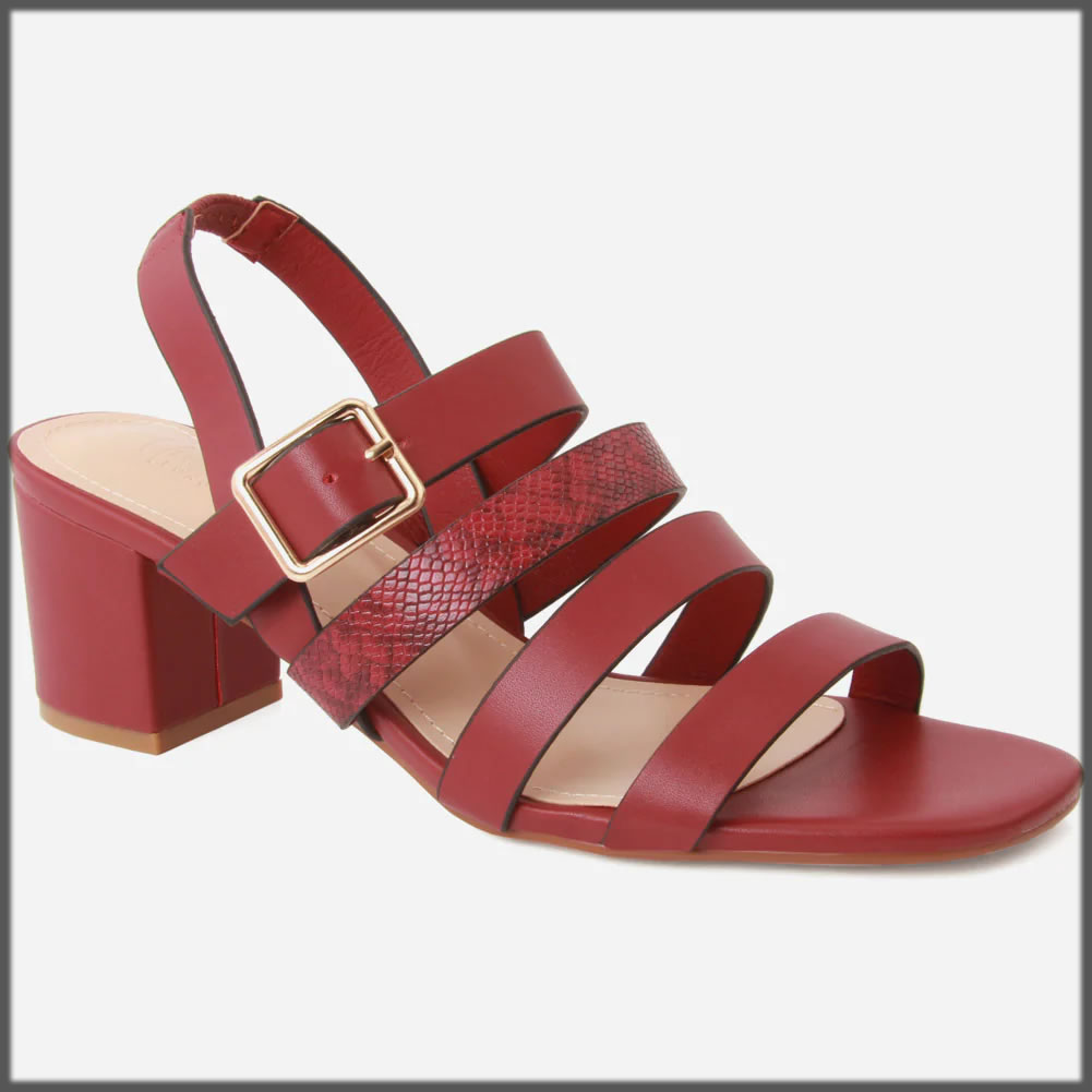 maroon summer sandals for ladies