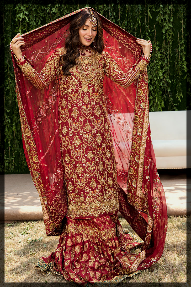 Luxurious Ansab Jahangir Bridal Barat Dresses