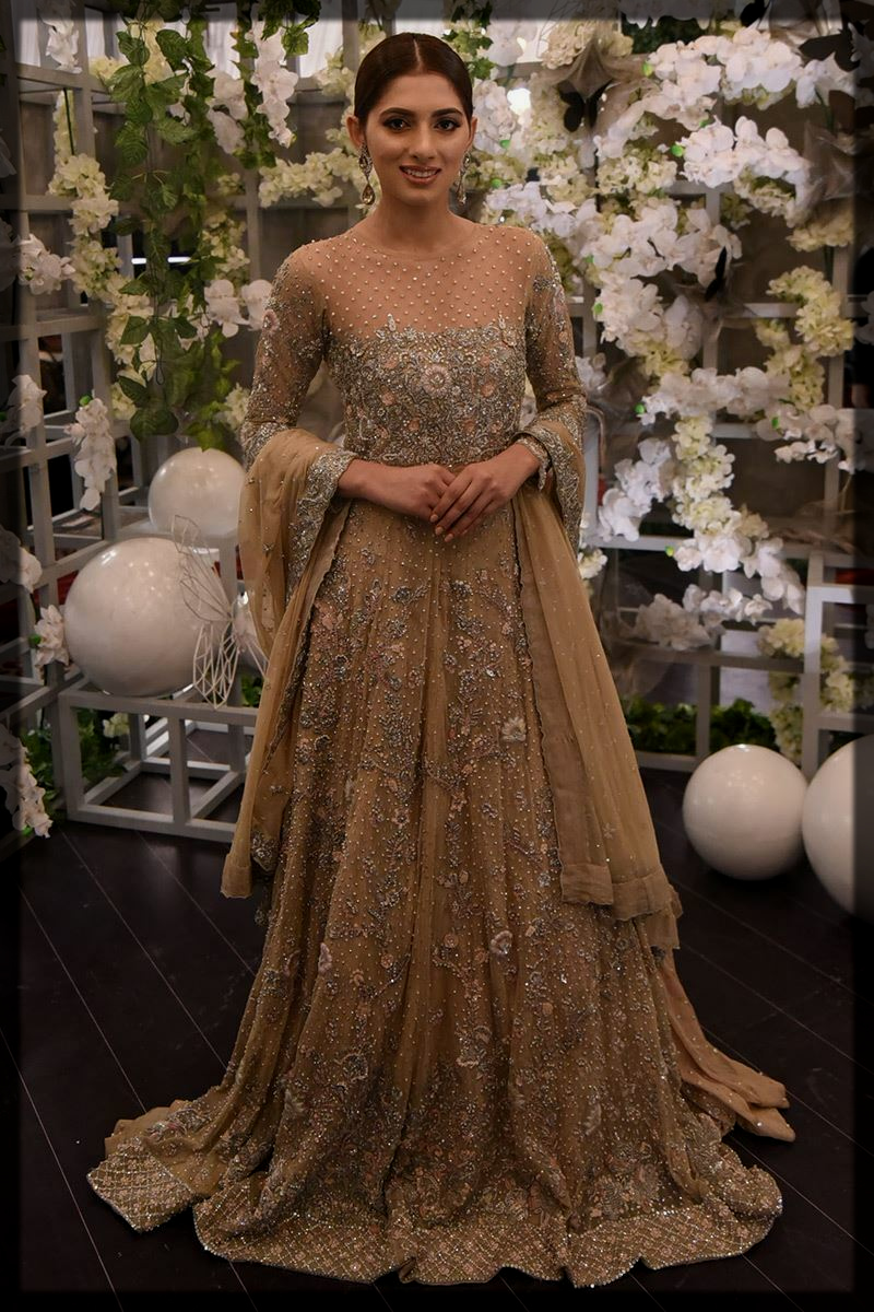 lavish bridal nikkah dresses for women