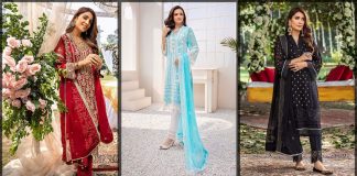 Azure Festive Chiffon Collection