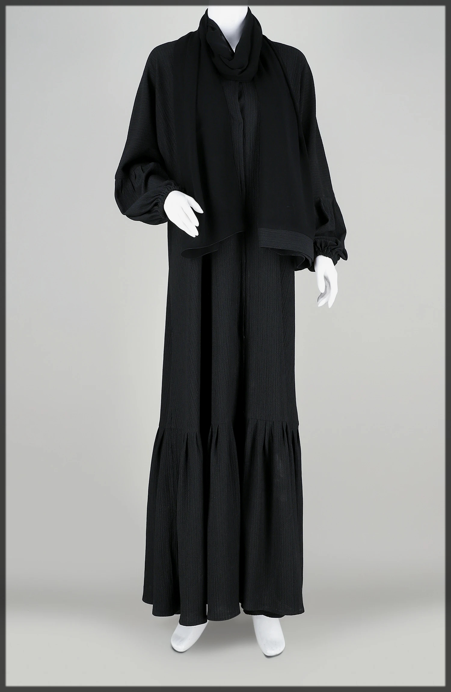 Summer frill abaya for women