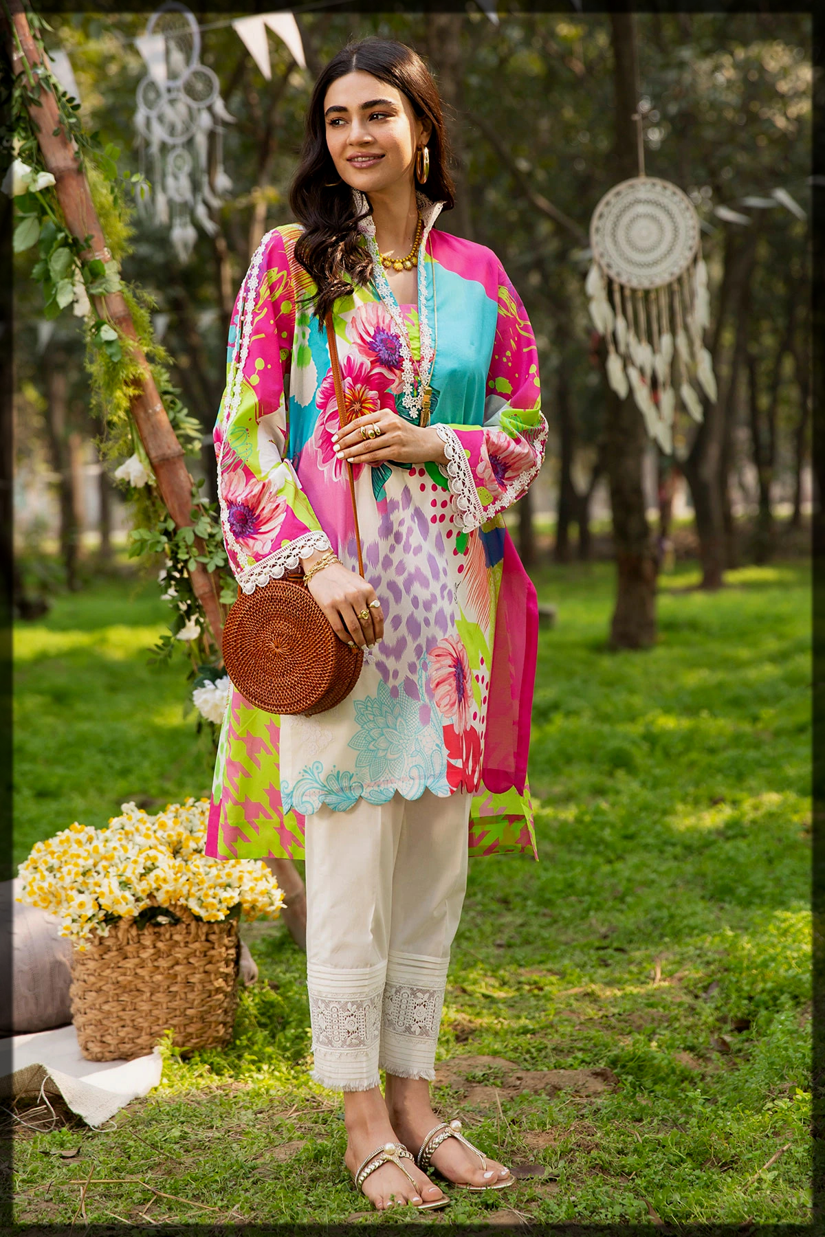 classical summer printed suit by ammara khan