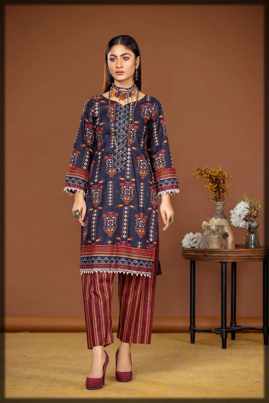2pc cambric suit for women