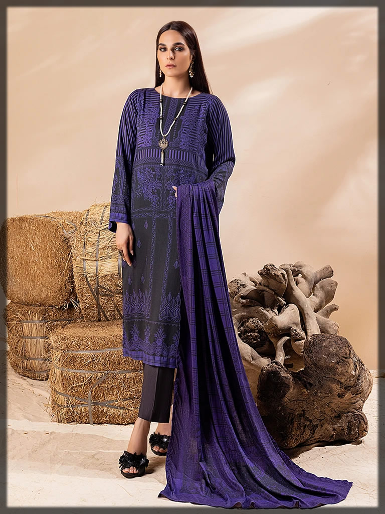 classic purple linen dress