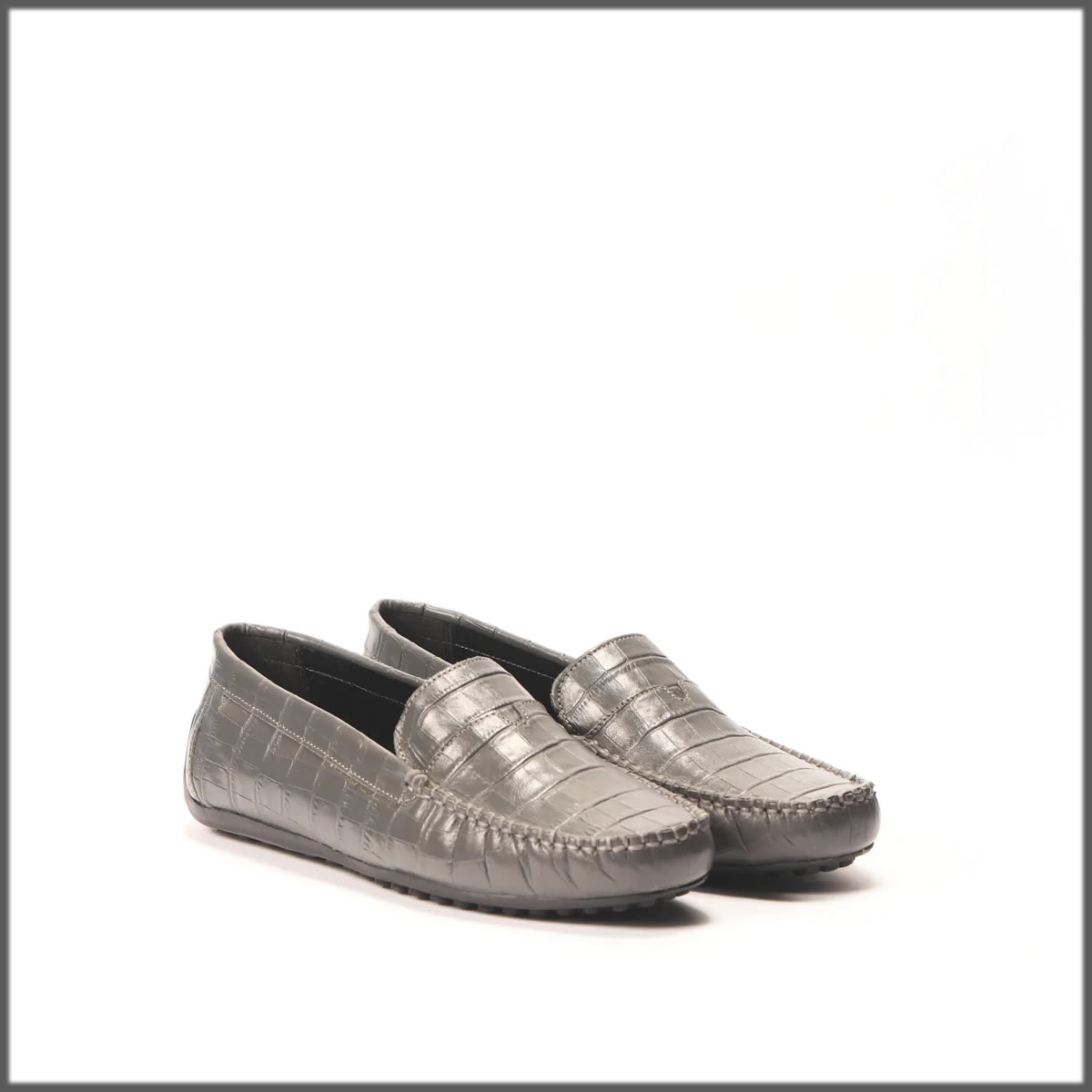 grey moccs for women