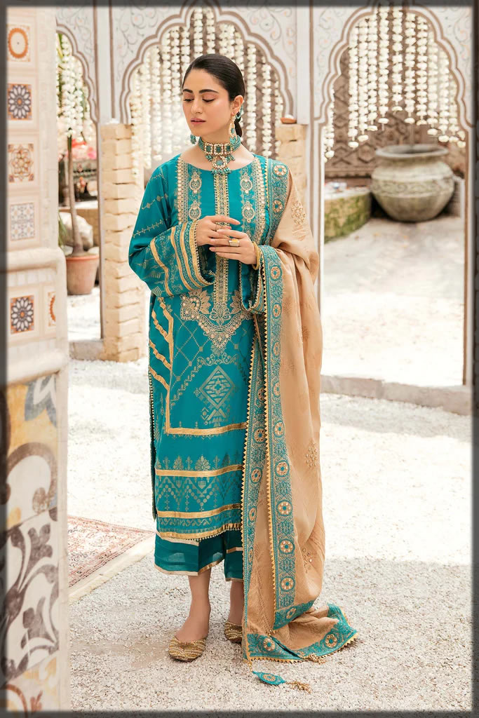 sky blue winter collection for women