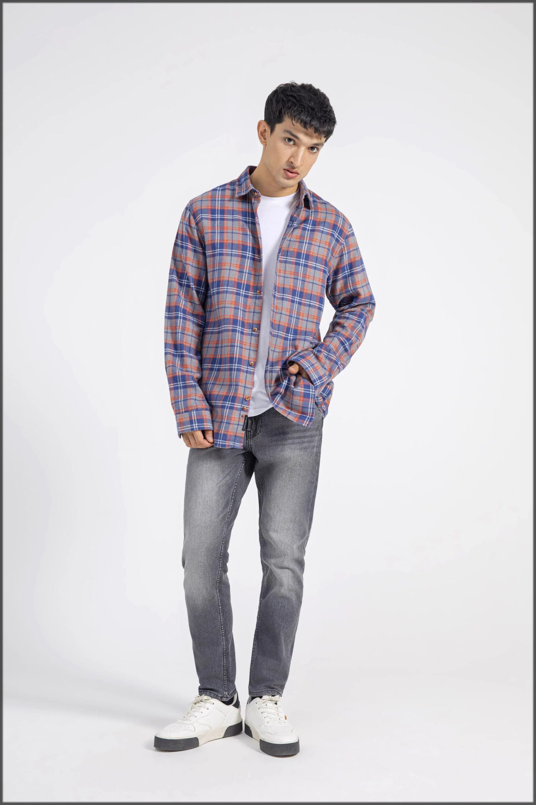 Regular Fit Checkered Shirt