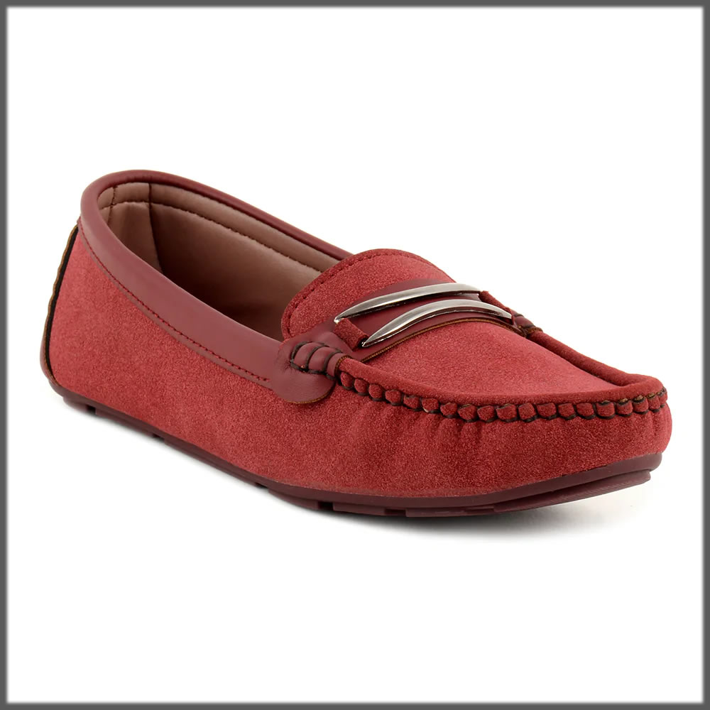 Suede Moccasin for women by ECS