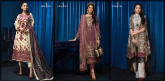 Asim Jofa Latest Winter Collection 2023 Unstitched Suits with Prices