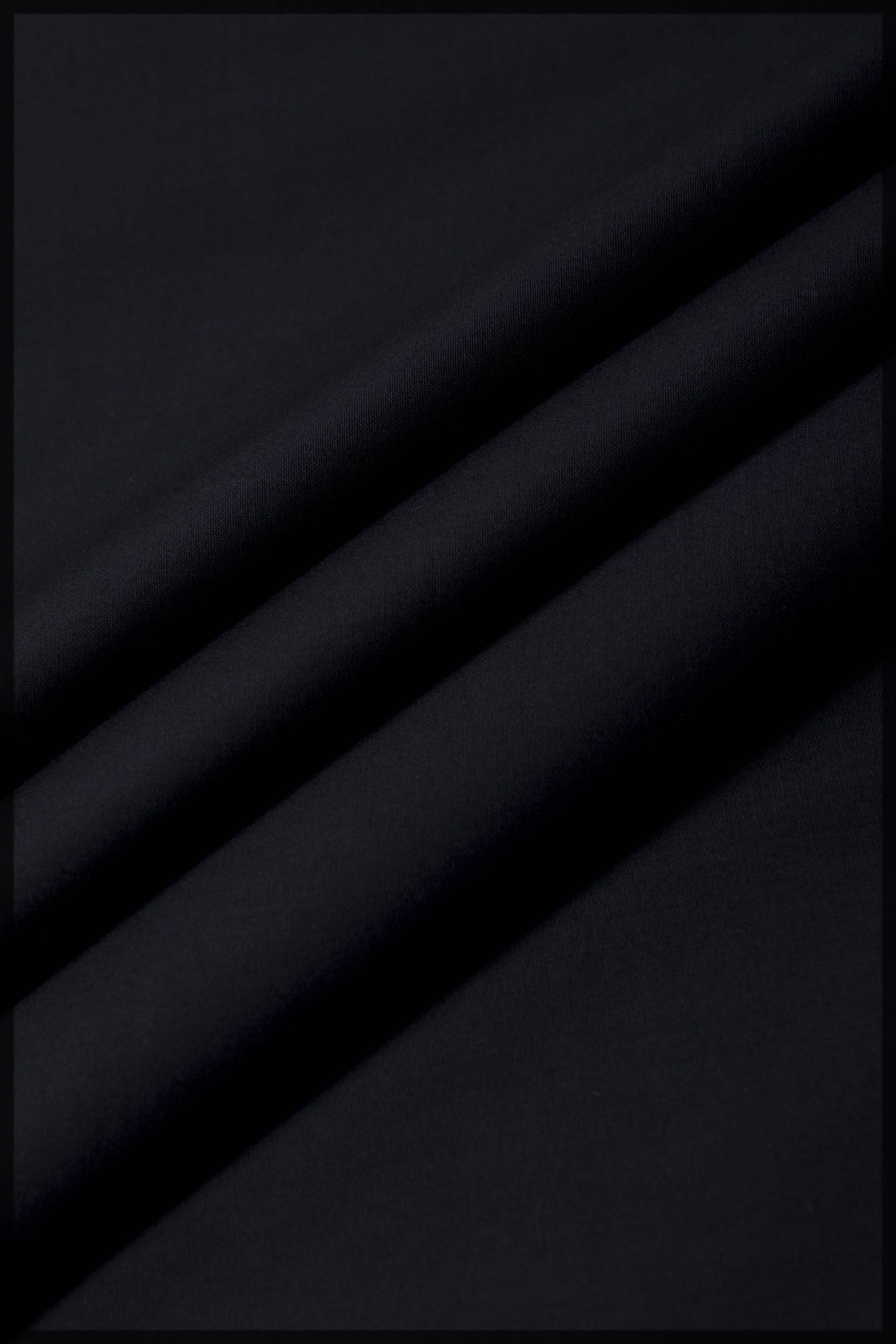 black basic cotton suit