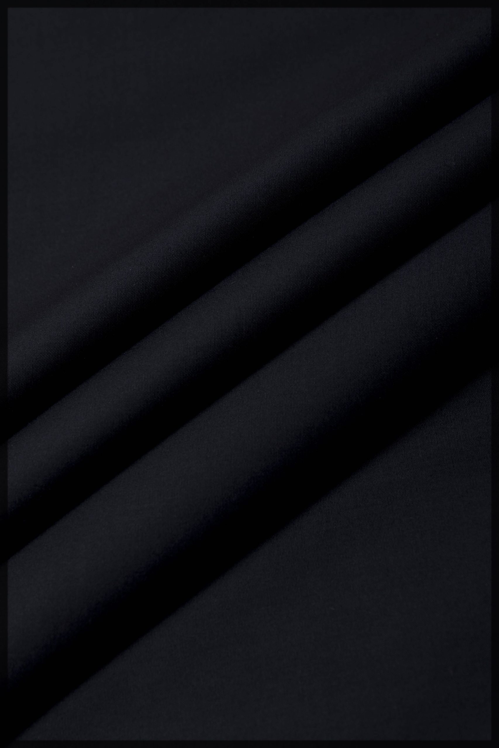 black basic cotton suit