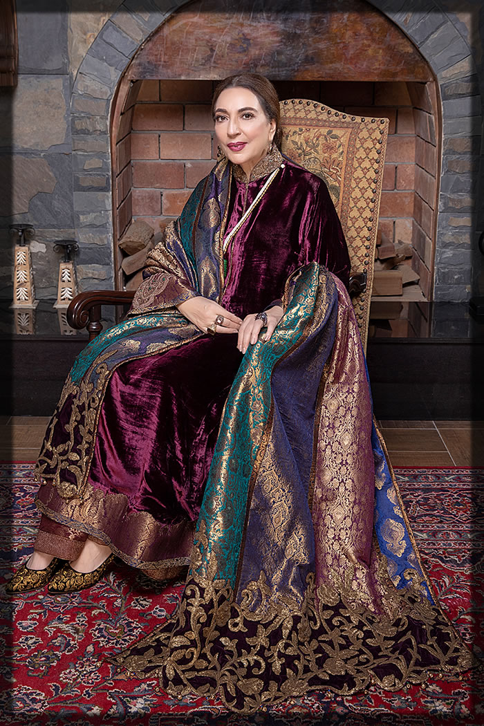 purple velvet dress