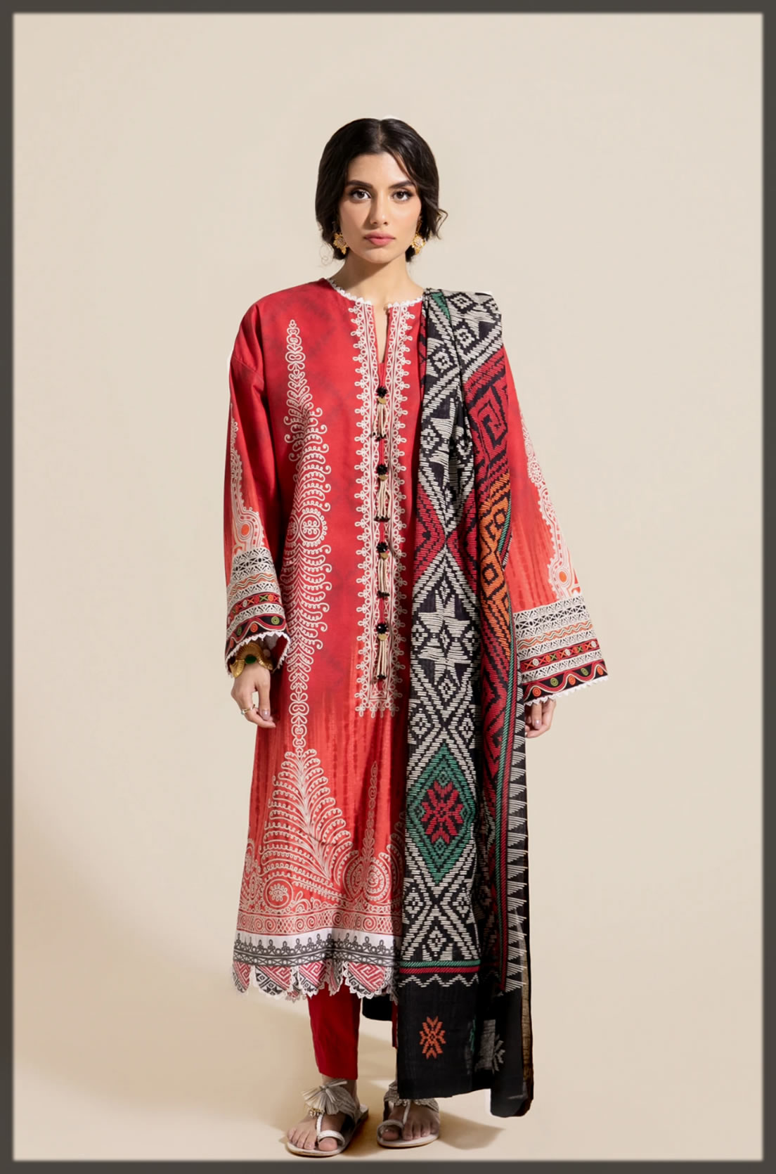 Ethnic by Outfitters Winter Collection 2024 with Prices New Arrivals