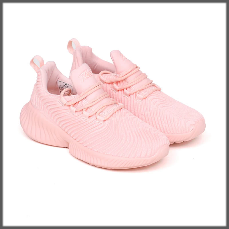 pink winter running shoes