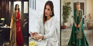 Faiza Saqlain Formal Dresses Collection 2023 Trendy Party Wear Suits