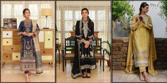 latest and classica qalamkar winter collection