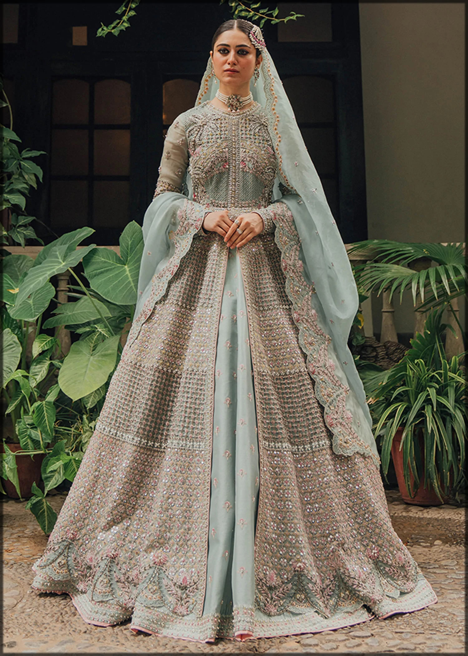 latest hussnain rehar walima collection