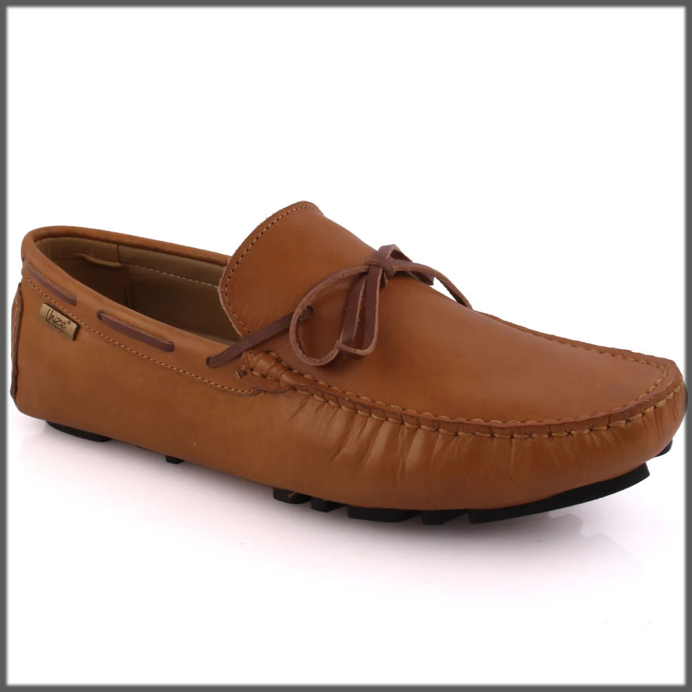 leather loafers by unze london