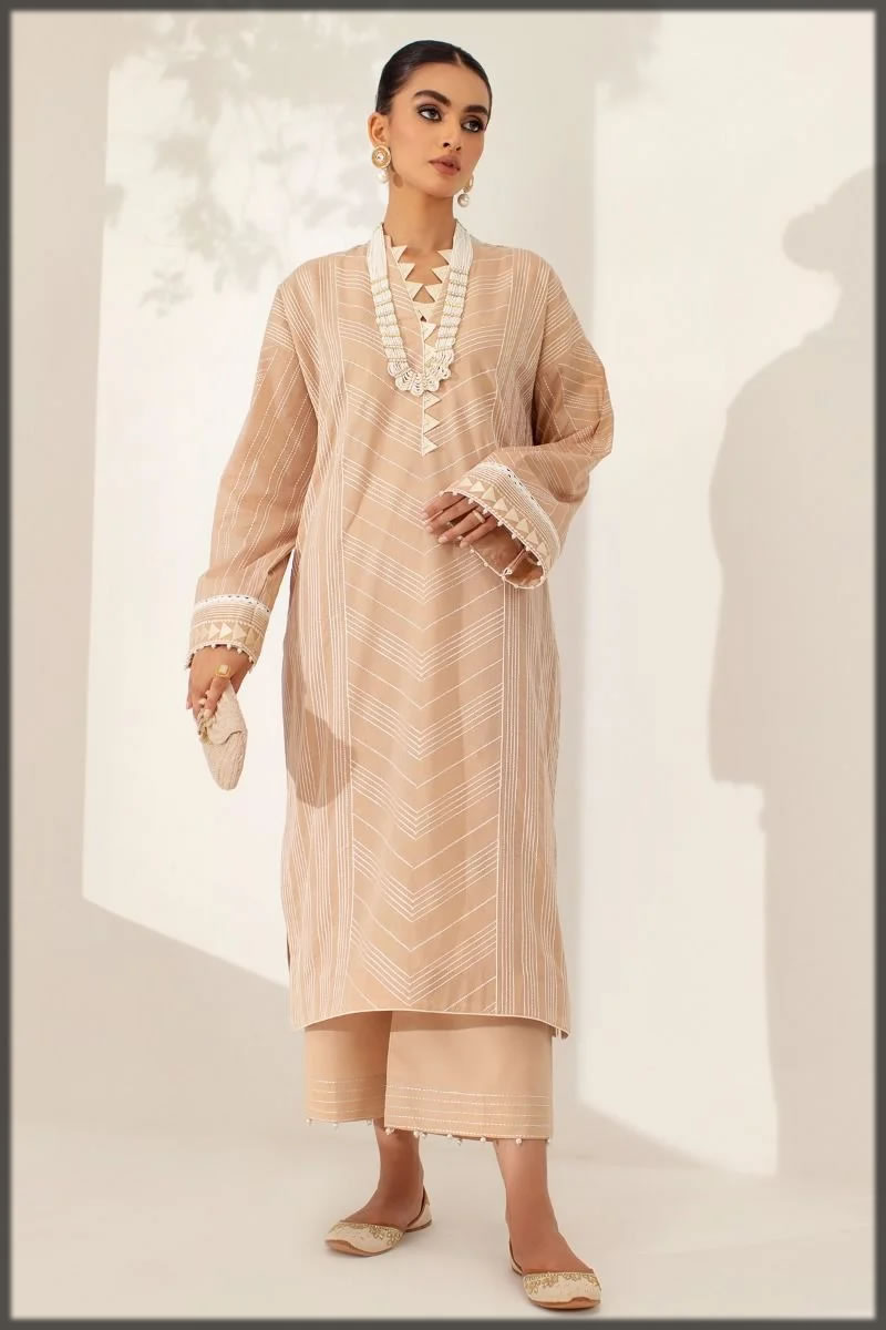 2 Pc Embroidered Lawn Suit