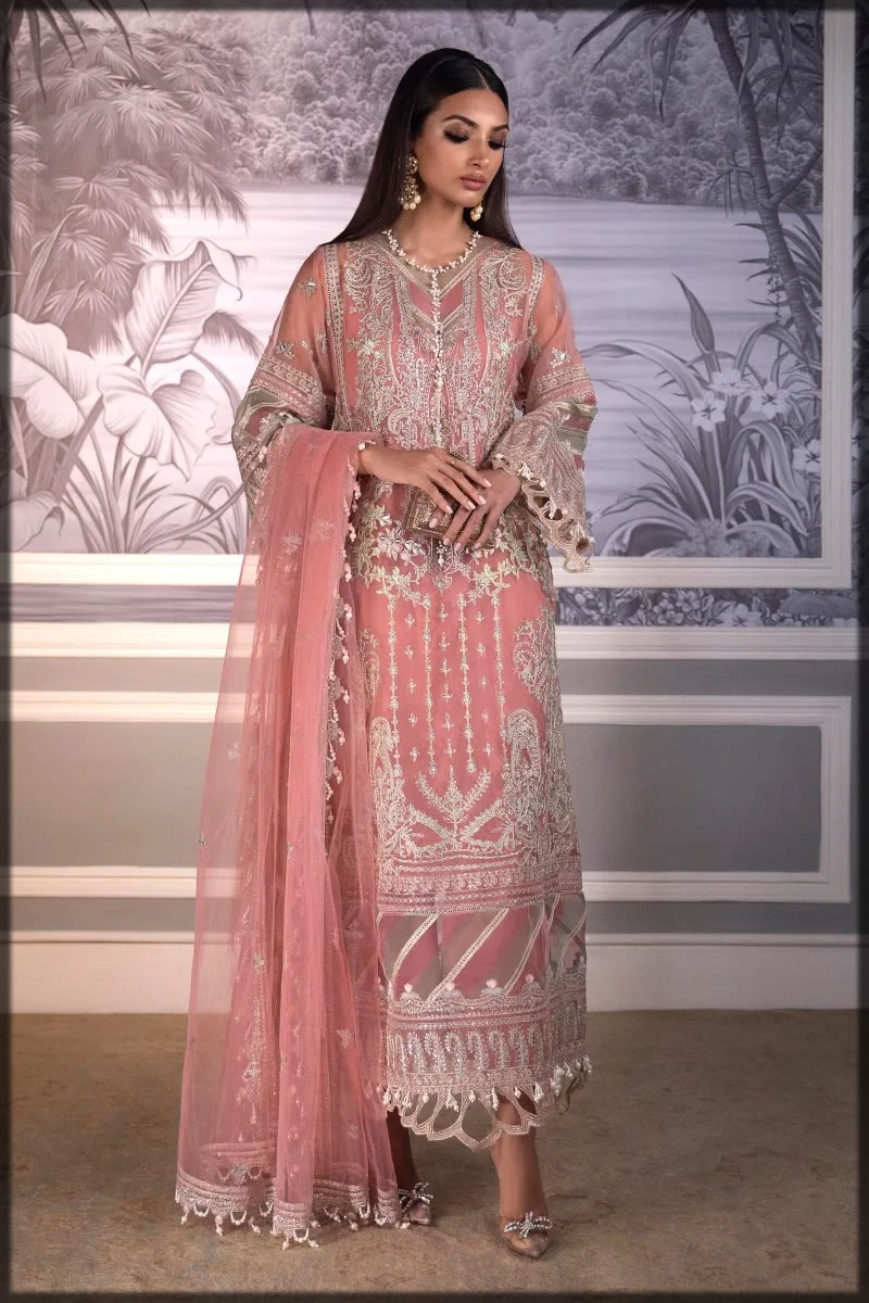 pink luxury suit for formal gathering