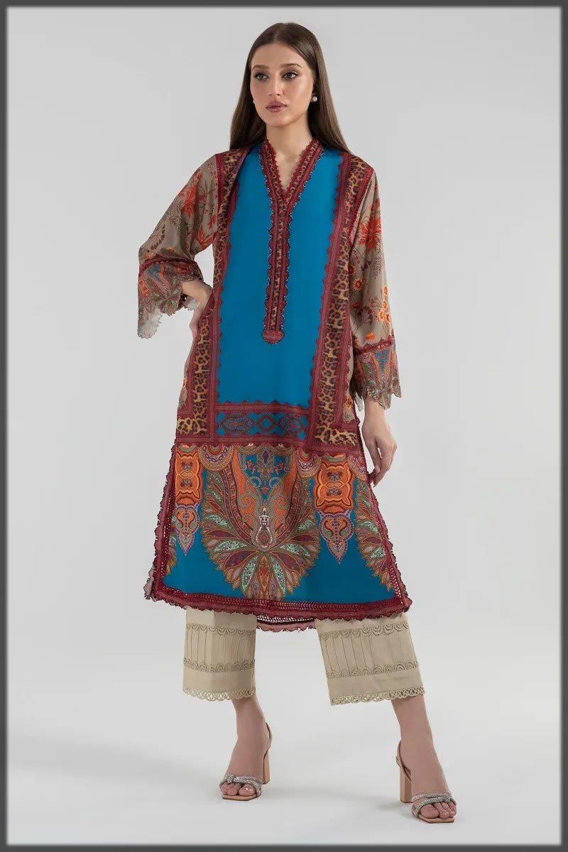 summer silk tunic collection by sana safinaz