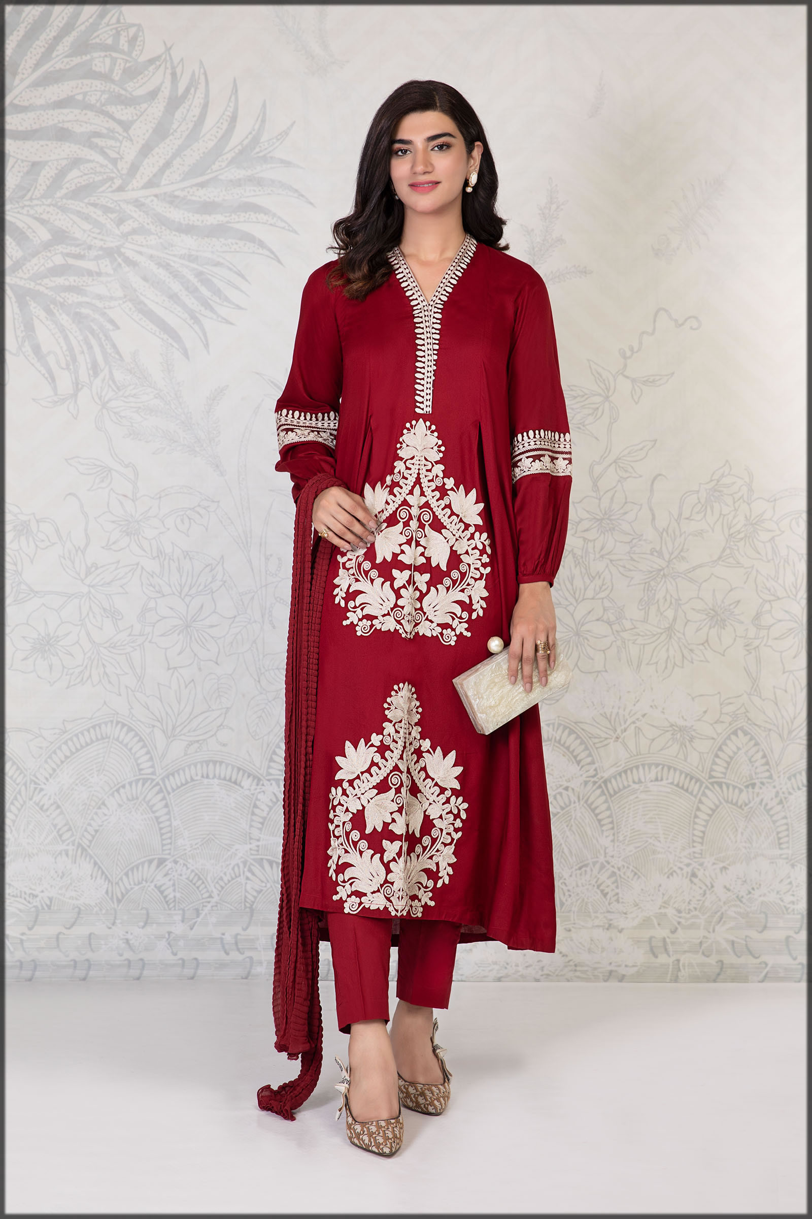 latest aria b stitched collection for girls