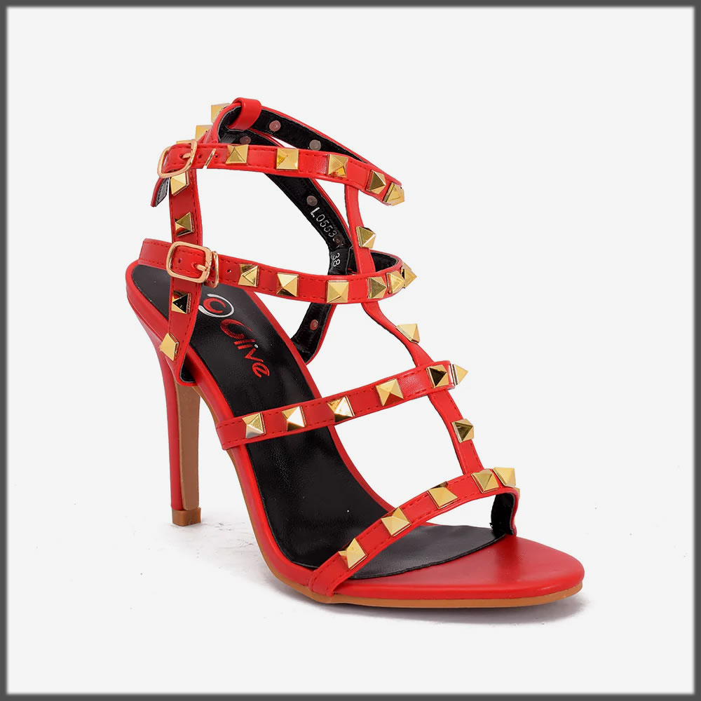 red summer heels collection