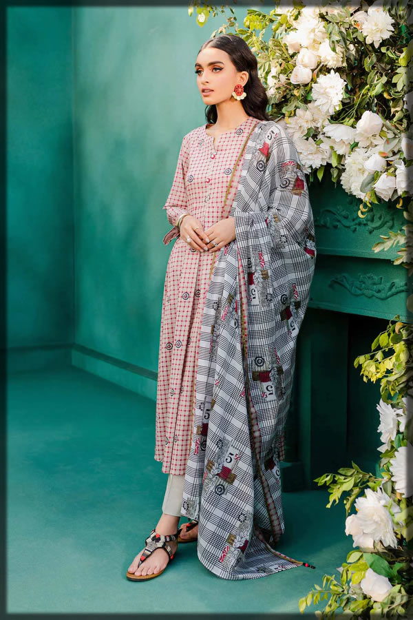 nishat loose fabric for ladies
