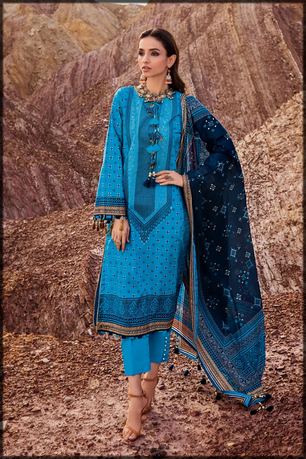 Chunri Lawn Suits Collection