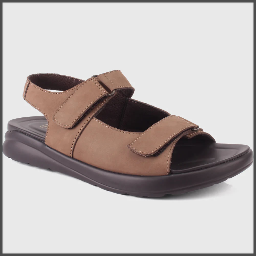 brown summer sandals
