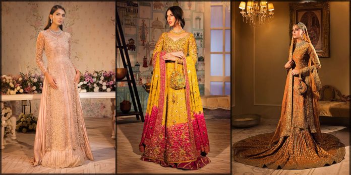 latest and beautiful ansab jahangir bridal collection