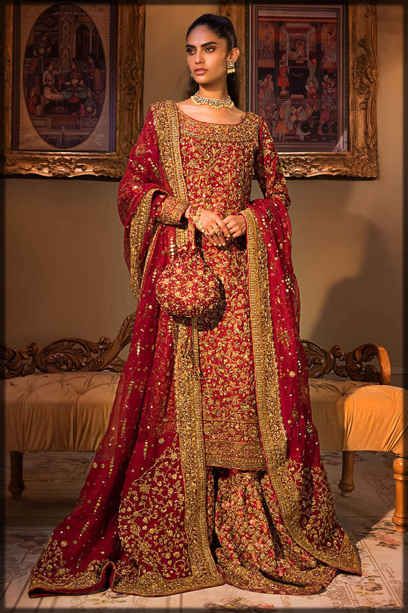 latest ansab jahangir bridal barat dresses