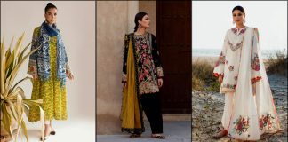 latest zaha luxury lawn collection for girls