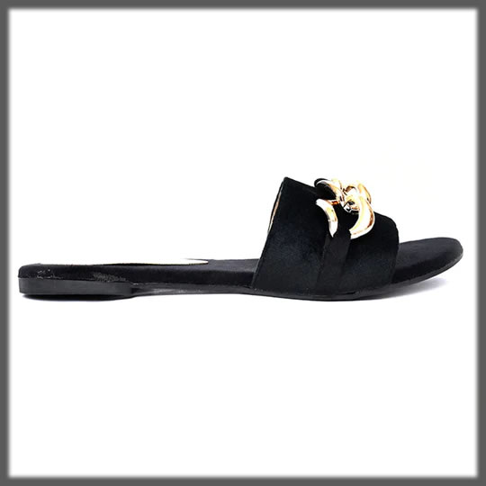 black summer sandals